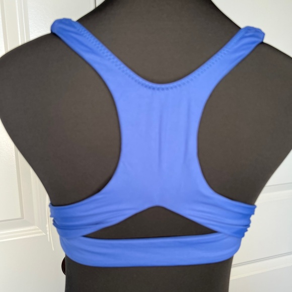Becca Blue Swim Top Separate Size L - Picture 3 of 6